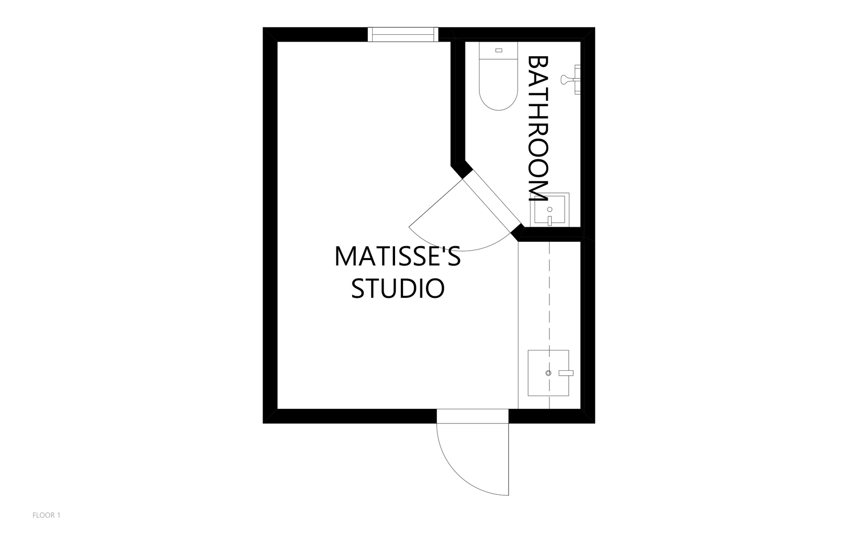 Matisse Studio Floor Plan