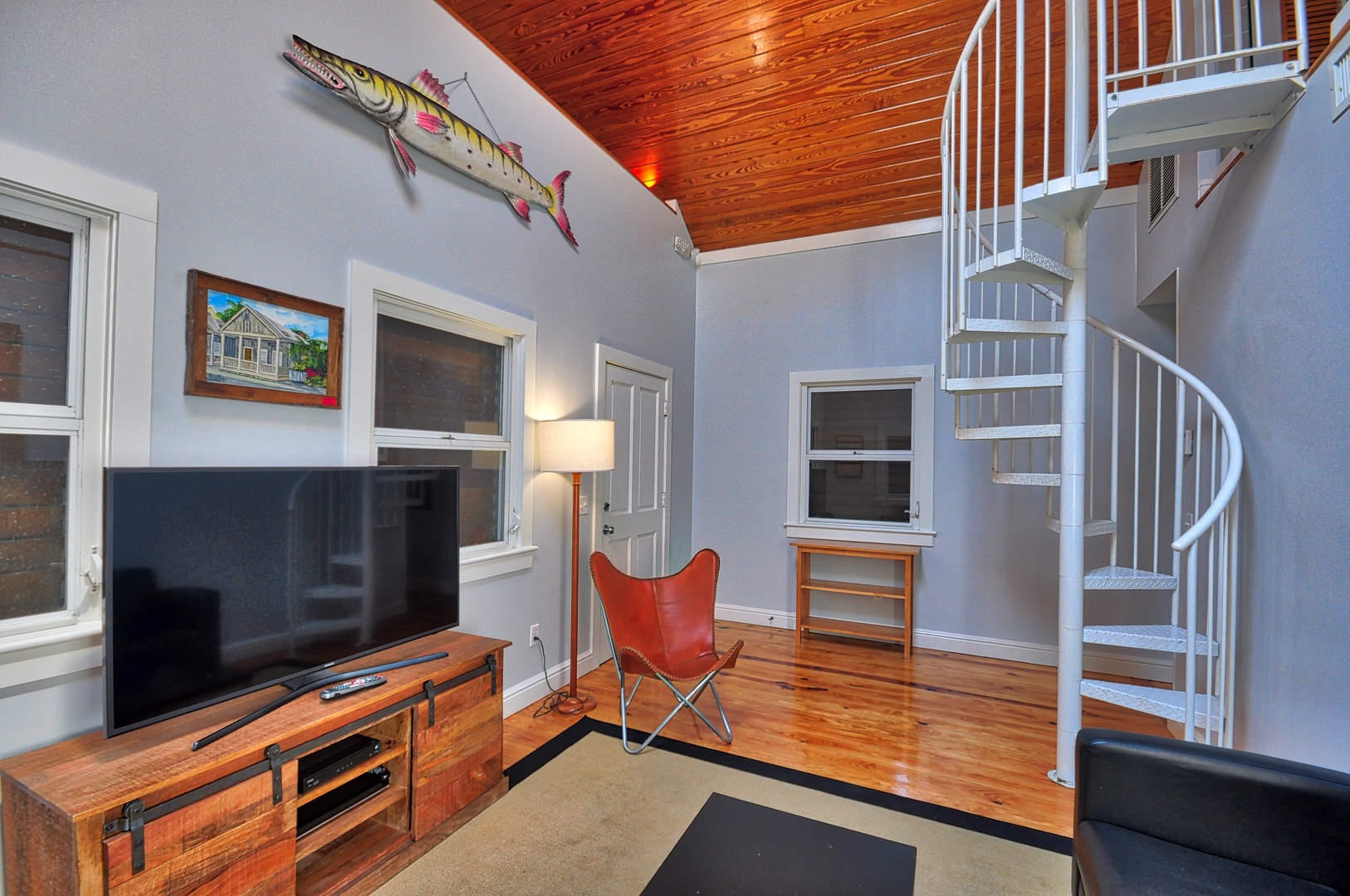 Spiral Staircase to Loft