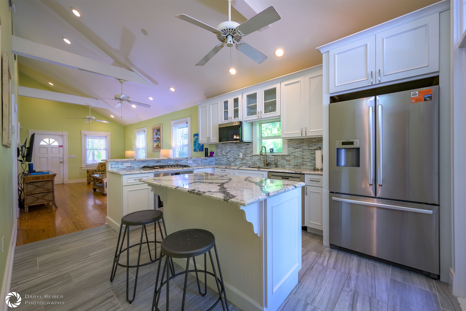 Full Kitchen with Island Seating