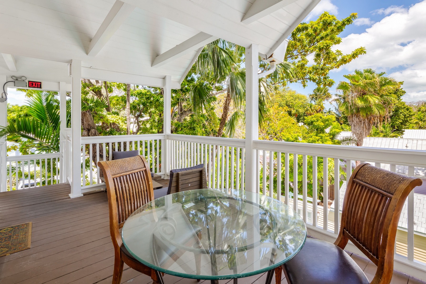 Mansion @ The Watson House Key West Back Balcony Balcony