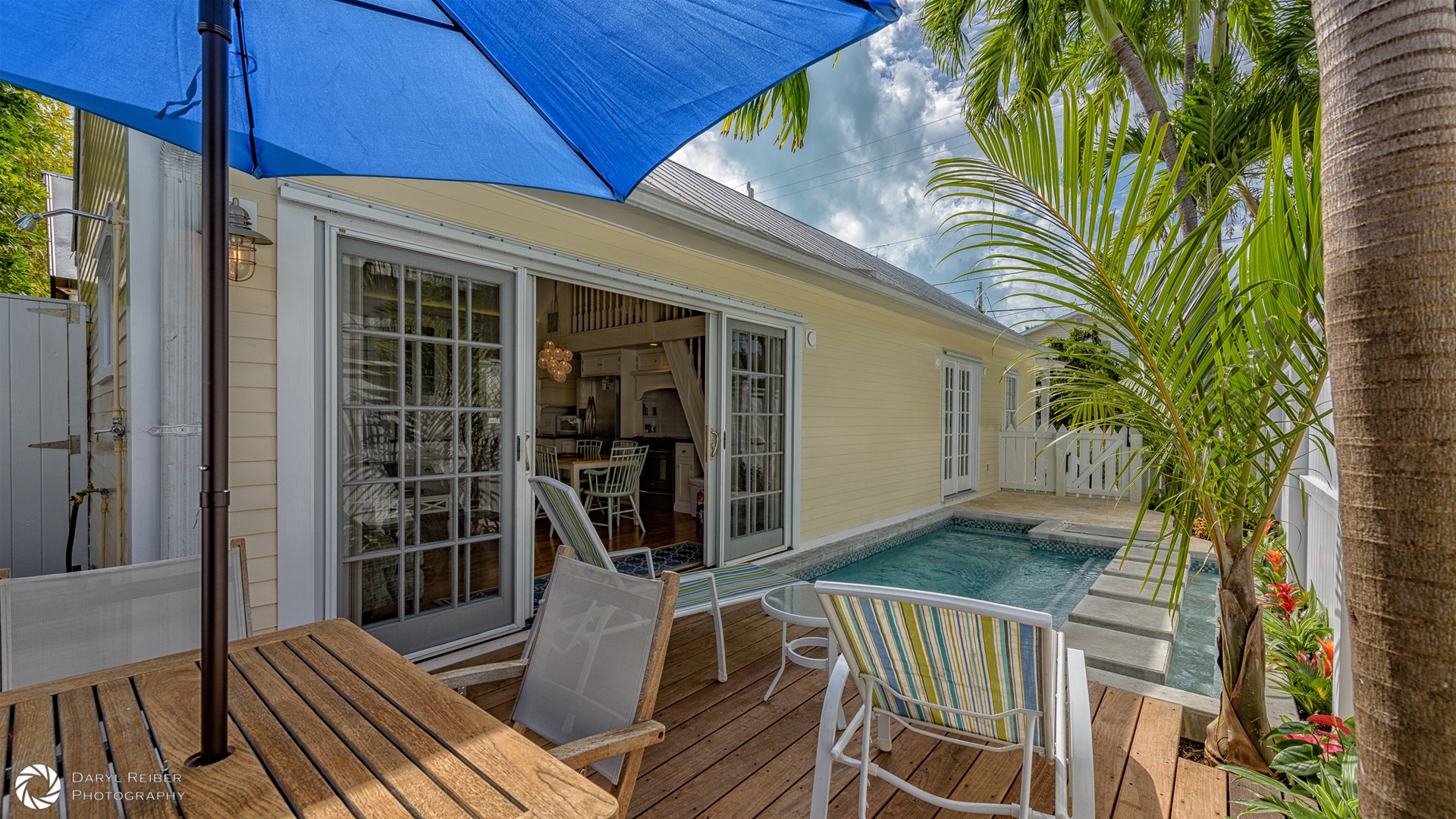 Private Deck with Seating