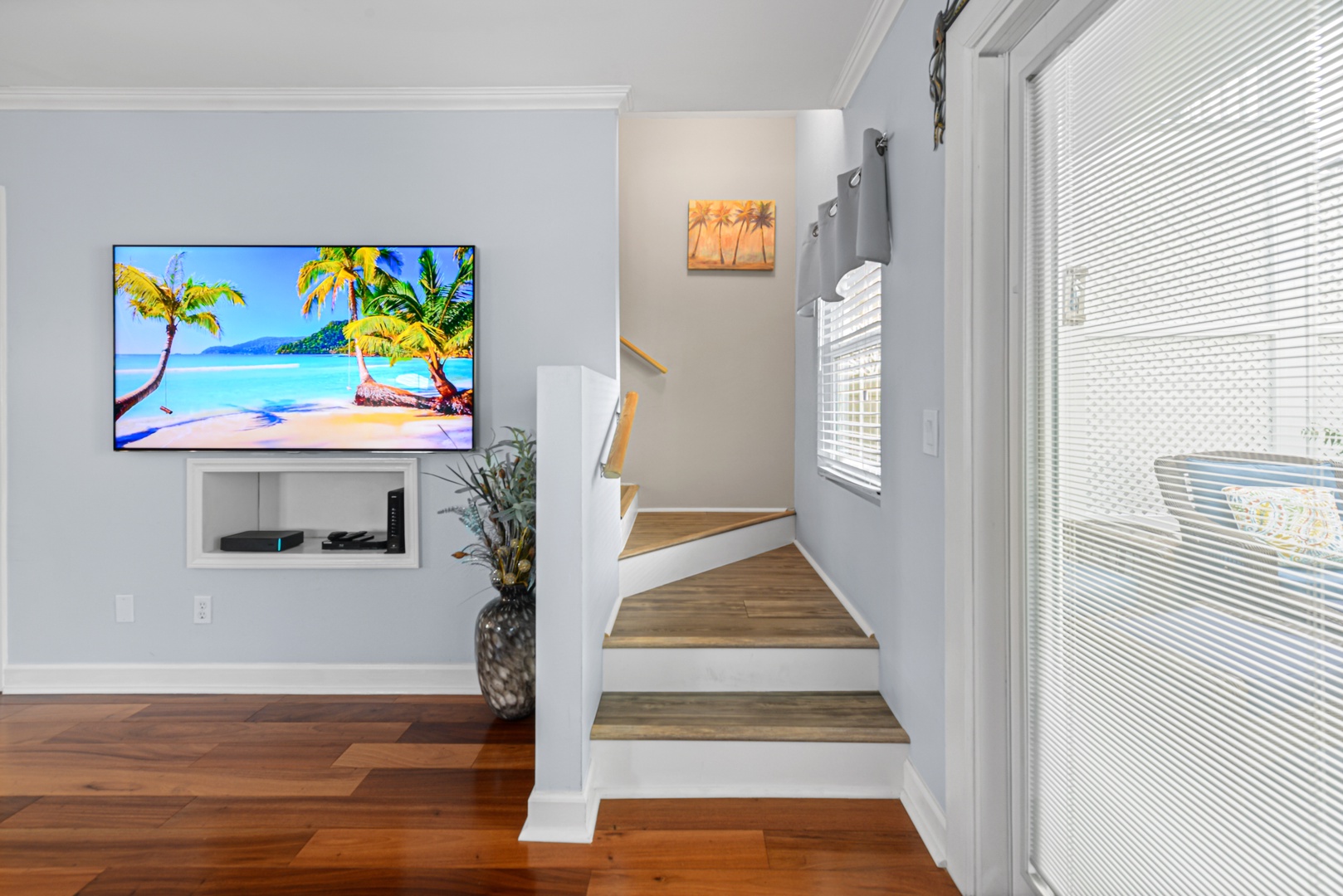 Paradise Place #5 @ Duval Square Stairs to 2nd Floor Bedrooms and Bathrooms