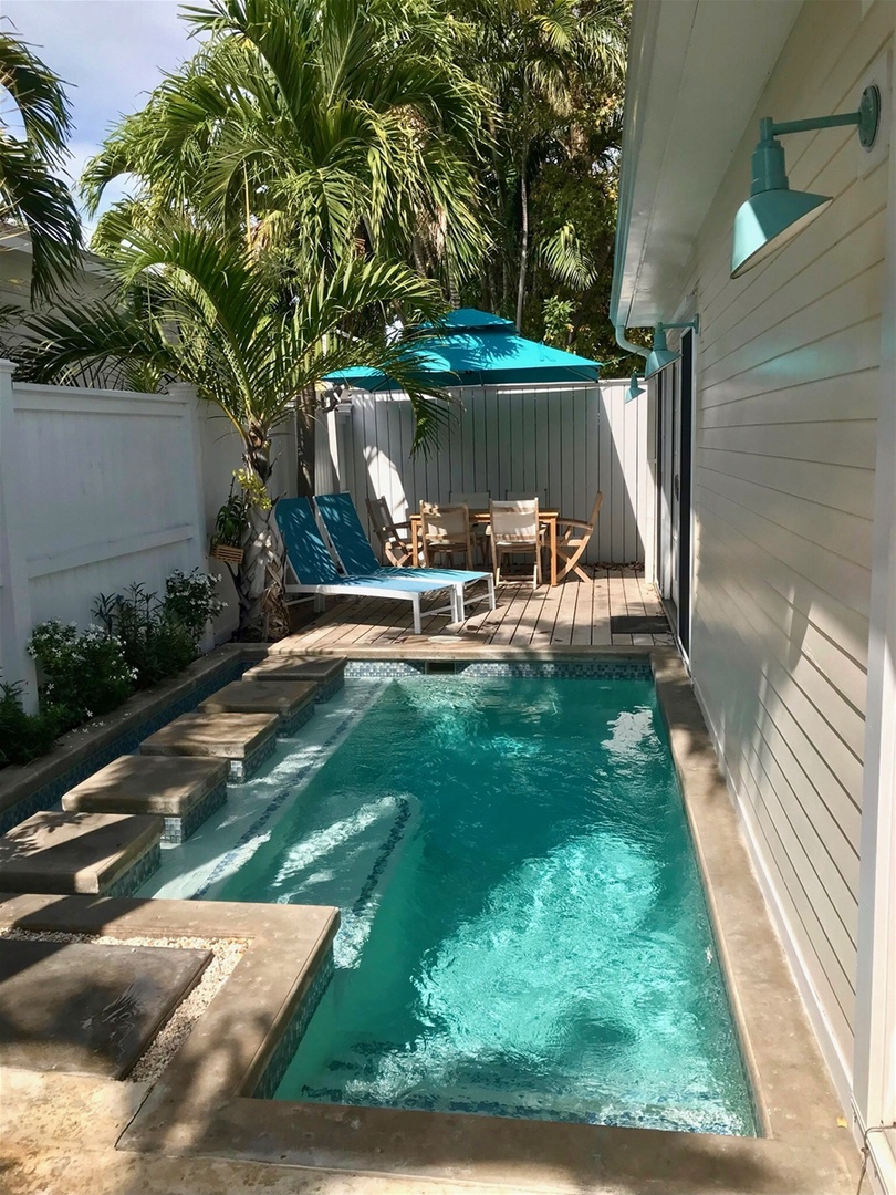 Private Salt Water Heated Pool