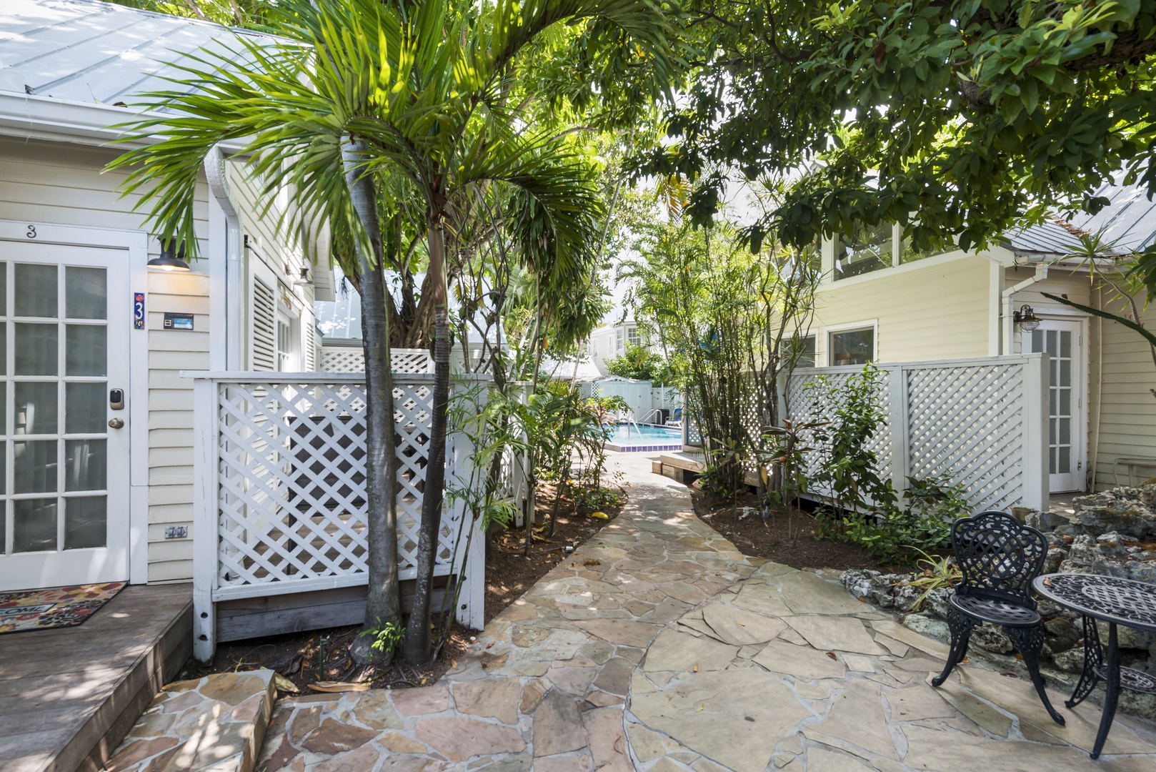 Key West Colony Sunset Suite Common Area Pathway