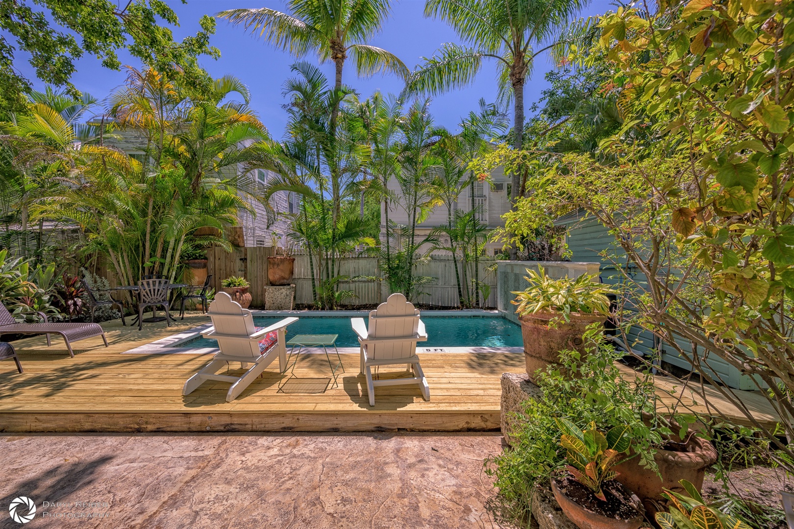 Shared Pool and Deck with seating