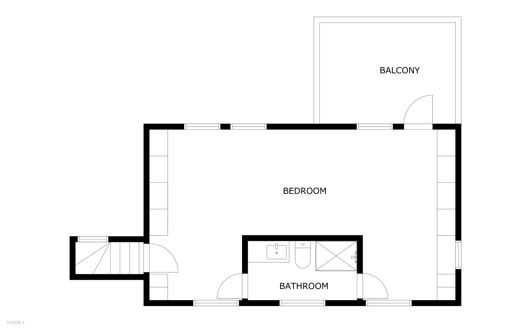 This property features a bedroom with direct balcony access and an ensuite bathroom—your own private retreat for relaxation.