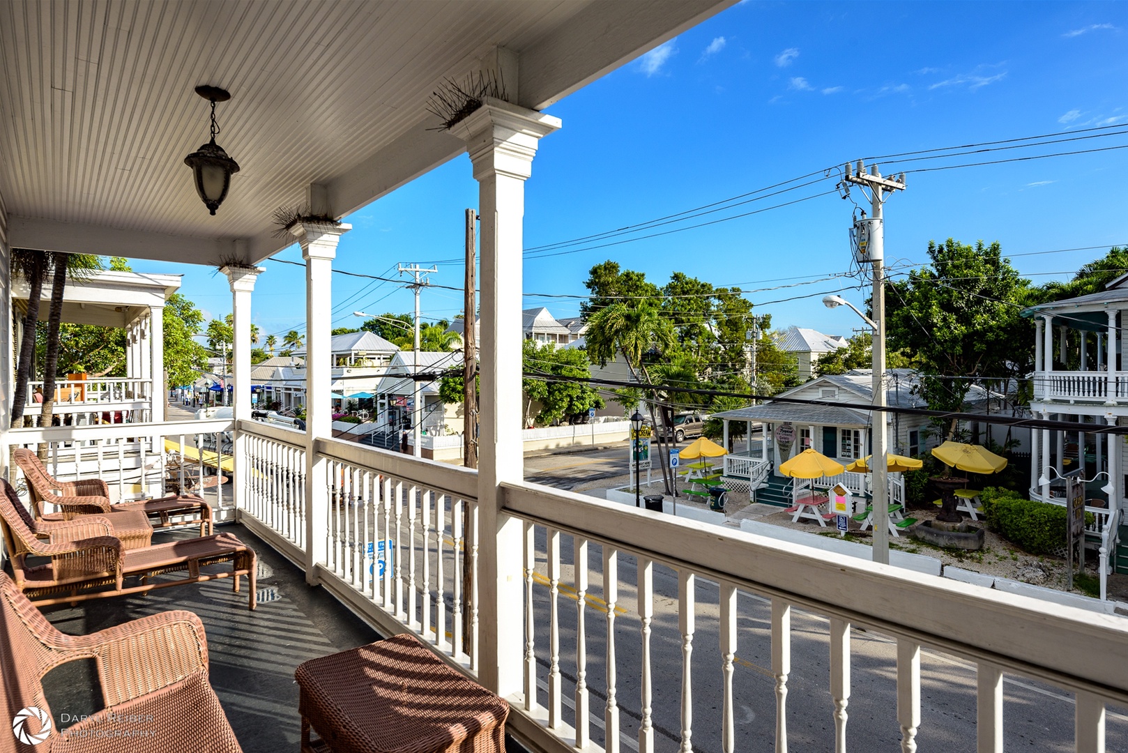 Balcony overlooking Duval St.