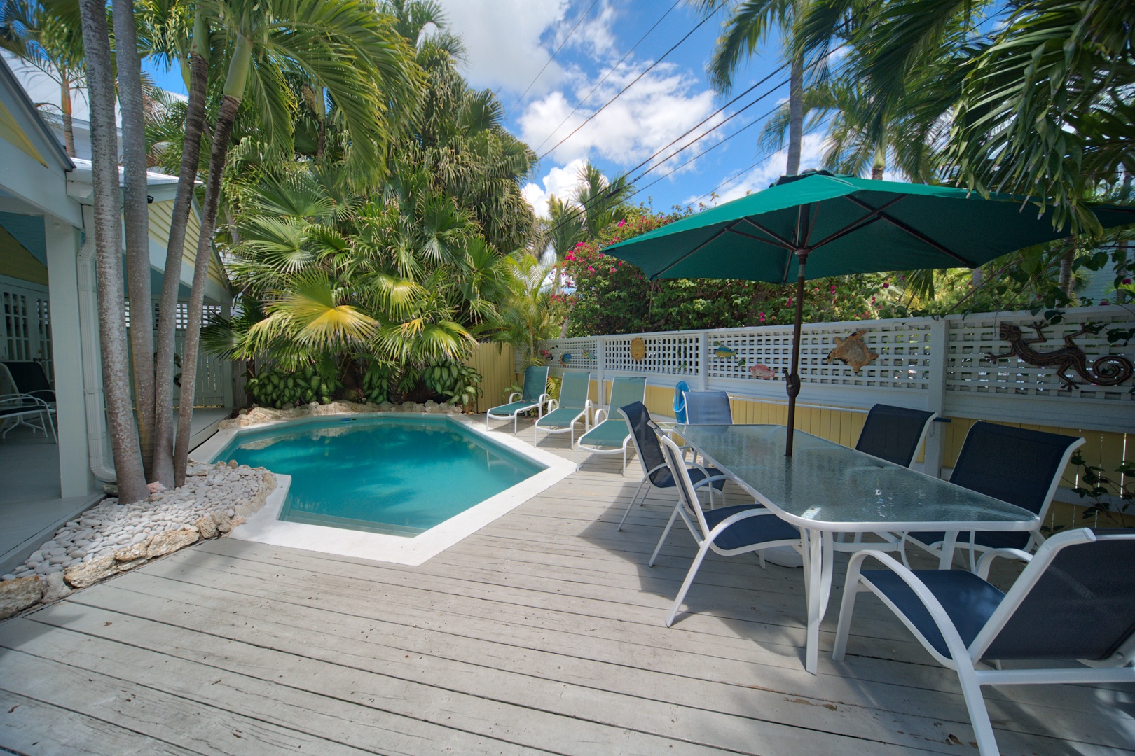 Private Pool at South Street Cottage Key West