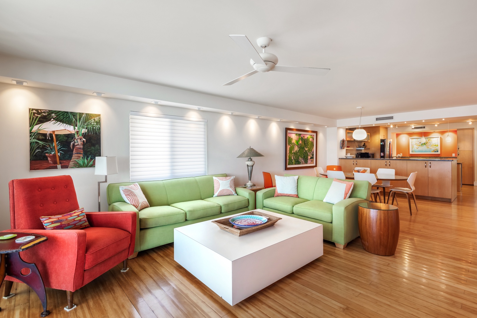 Key West Beach Club 206 Living Area
