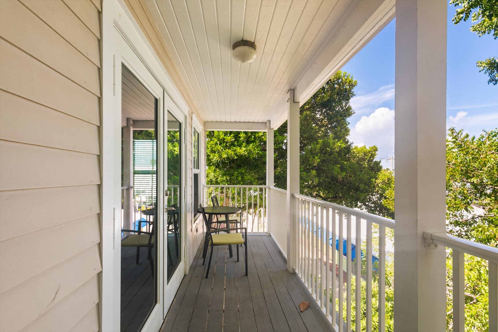 Balcony off primary bedroom