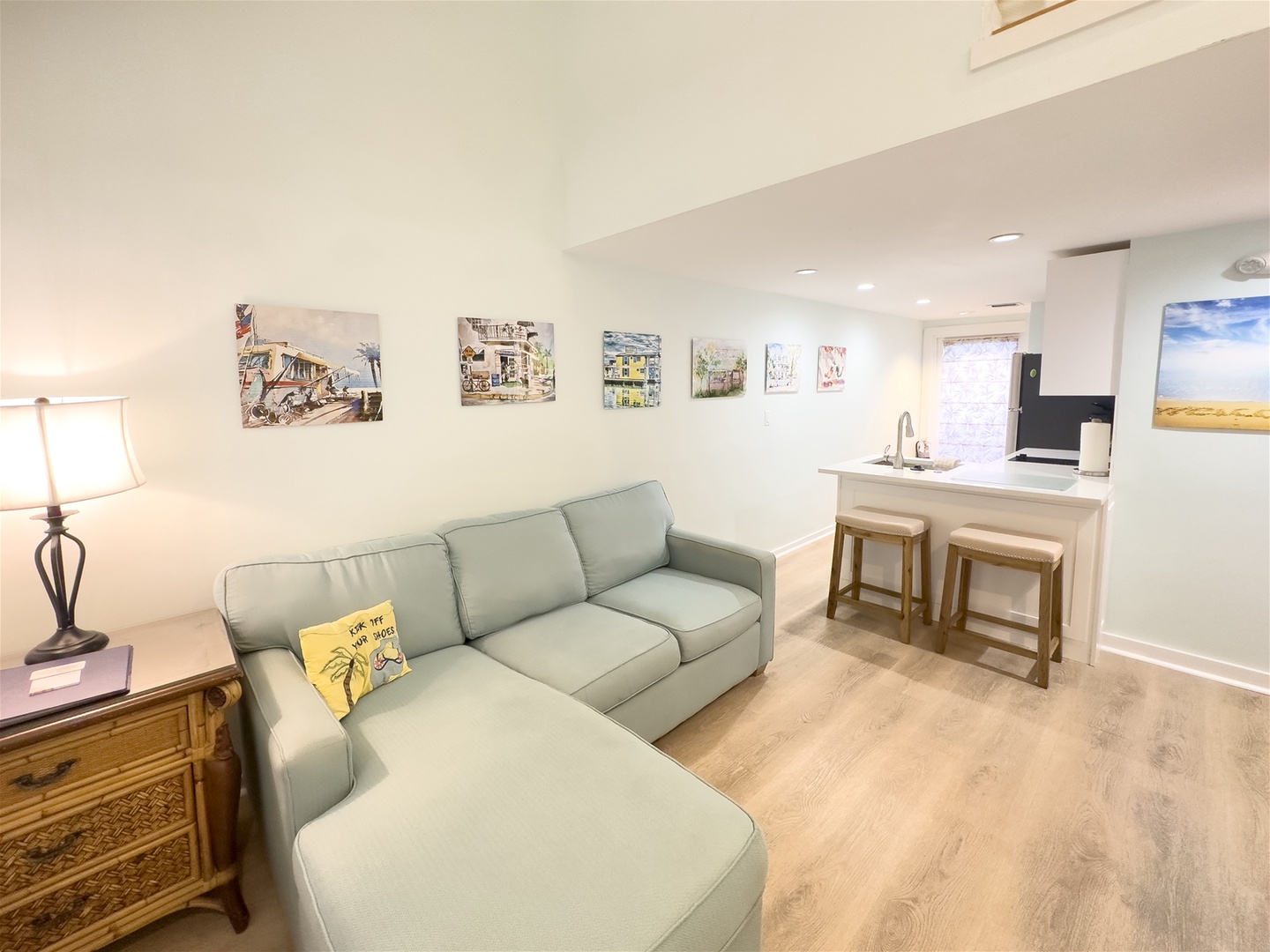 Living Room with view of Breakfast Bar