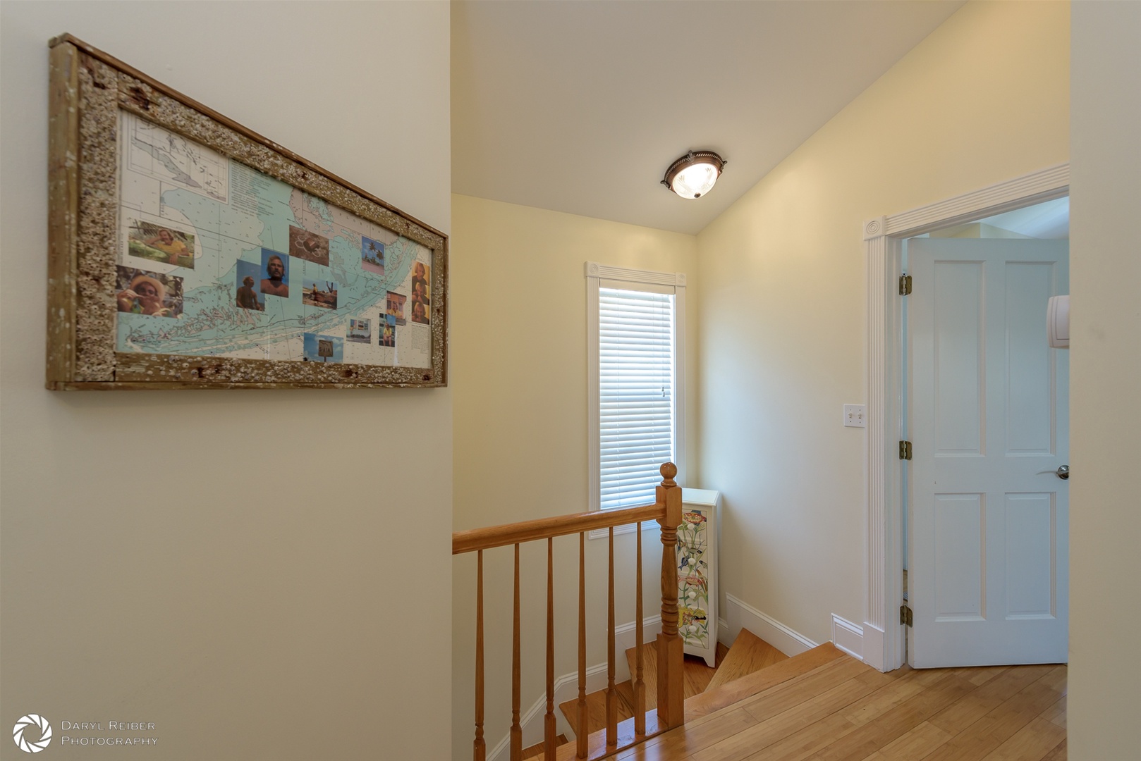Upstairs hallway and door to 1st Bedroom