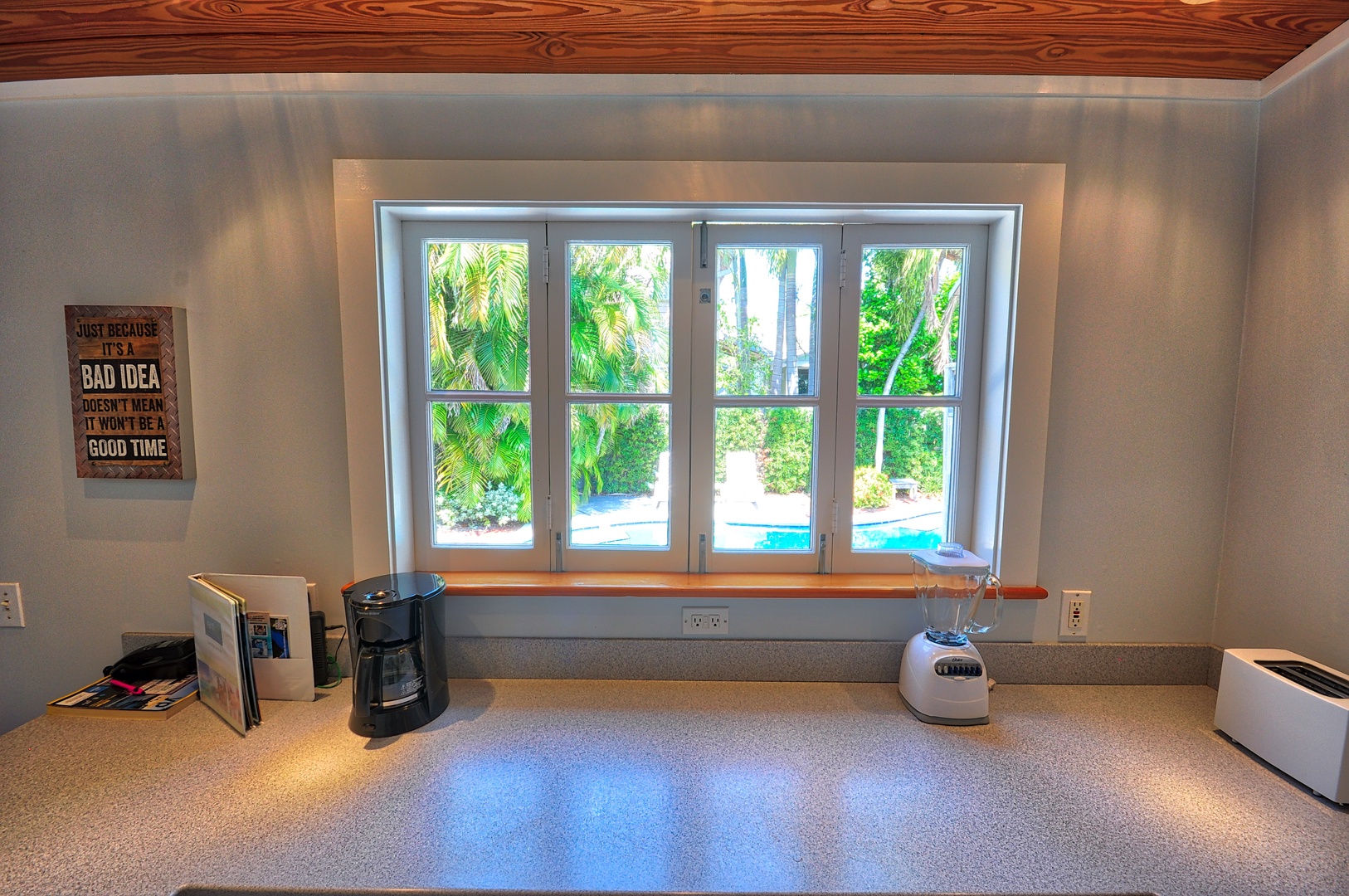 Kitchen Window Pete's West Cottage Key West