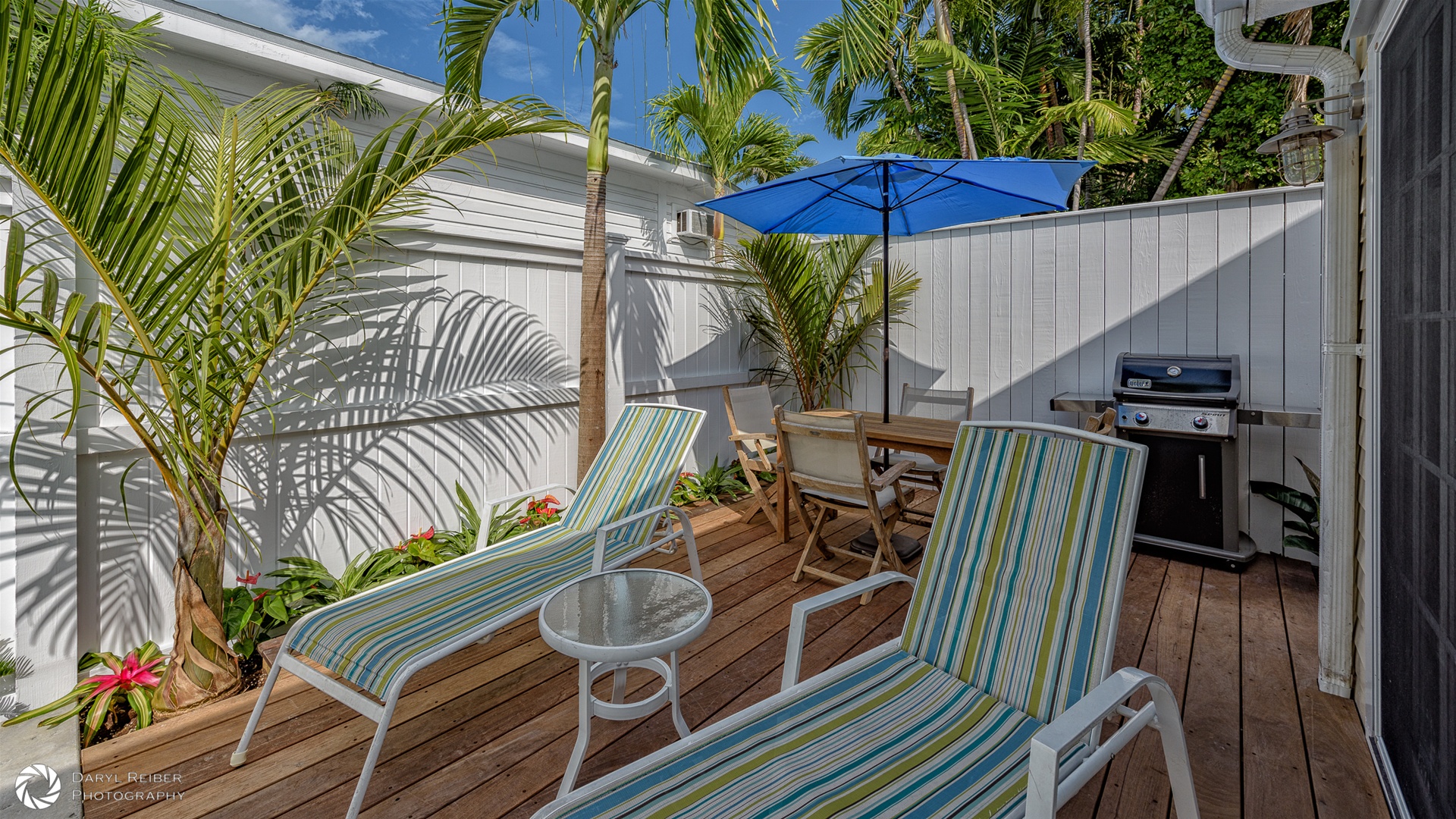 Private Deck with Seating