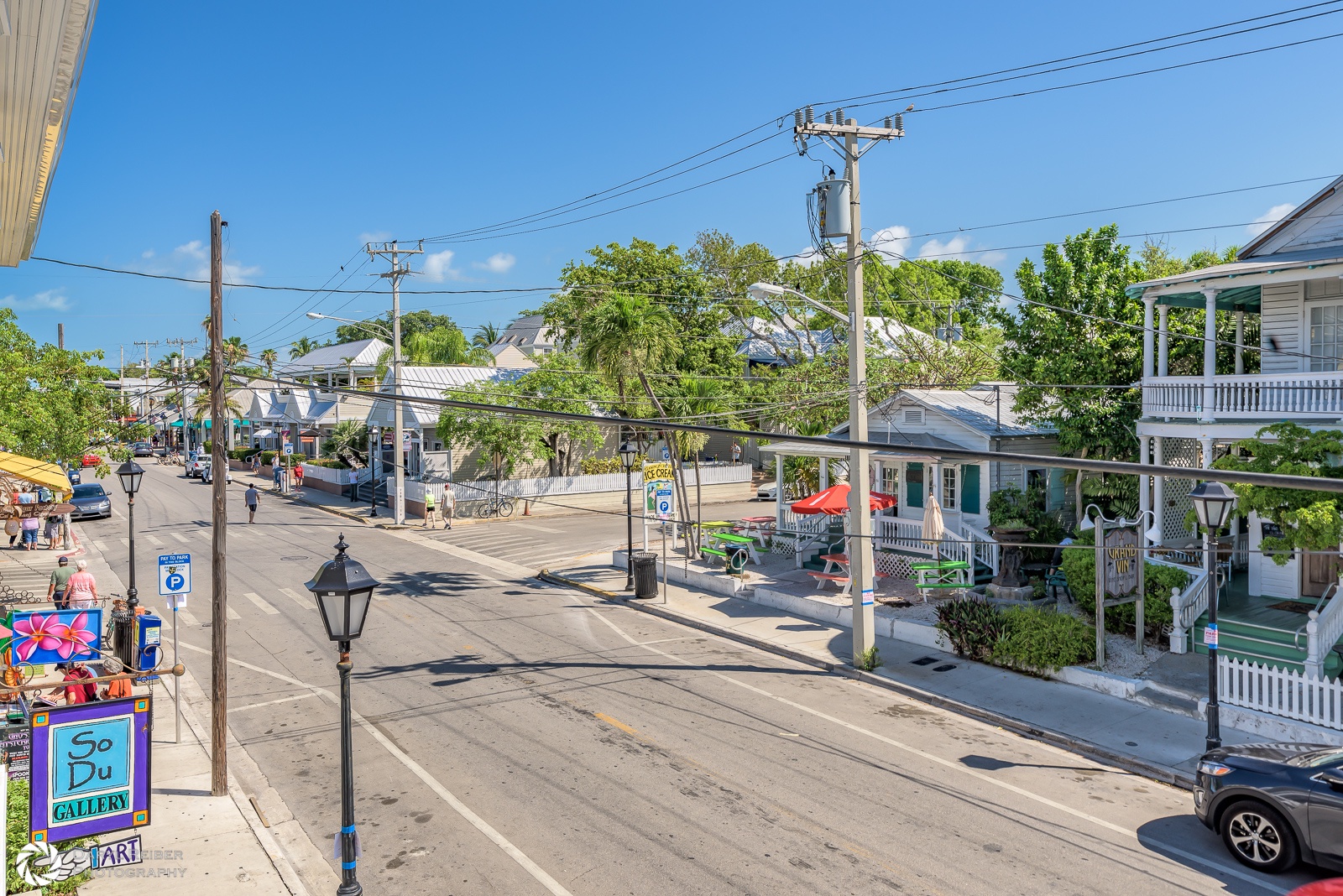 View from Private Balcony overlooking Duval St