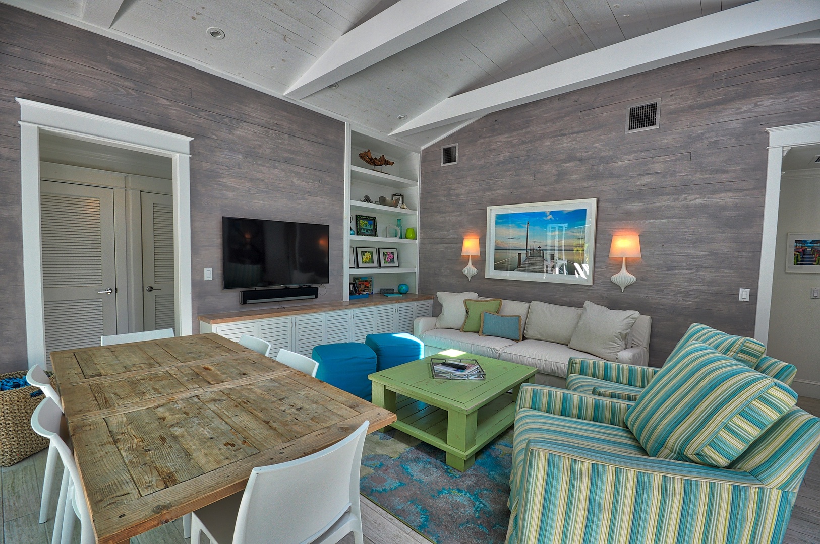 Living Room and Dining Area