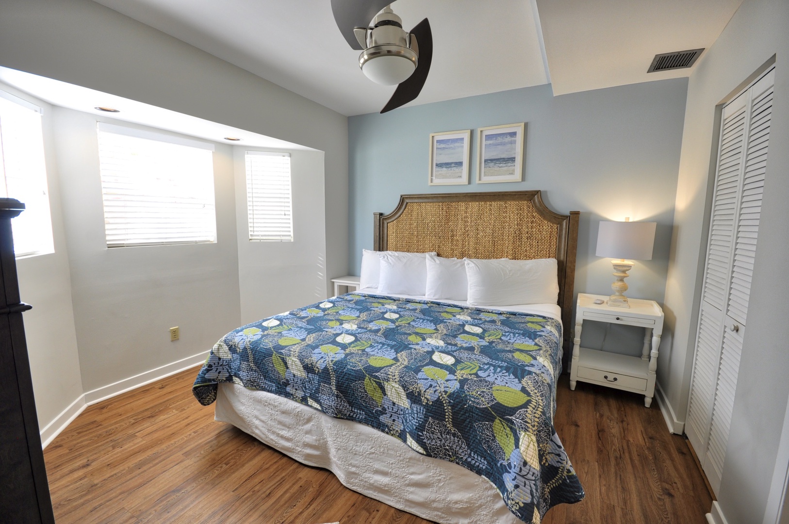 Downstairs bedroom Duval Square Penthouse