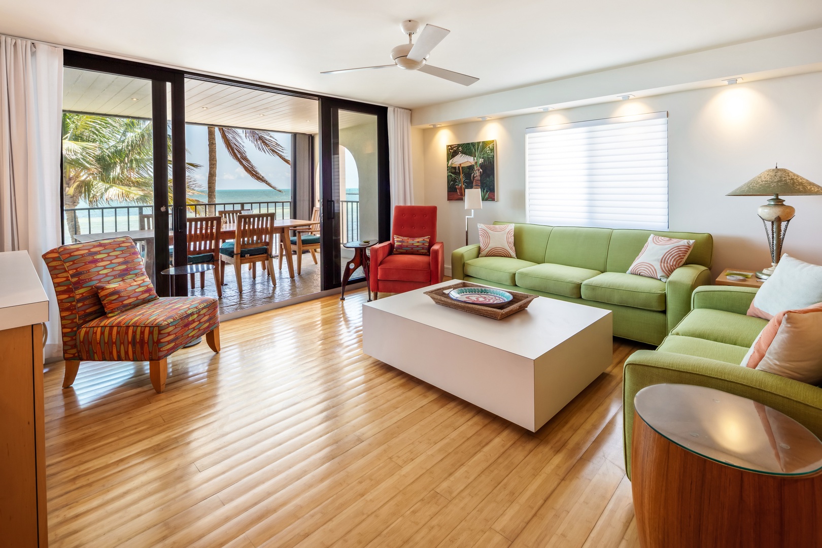 Key West Beach Club 206 Living Area