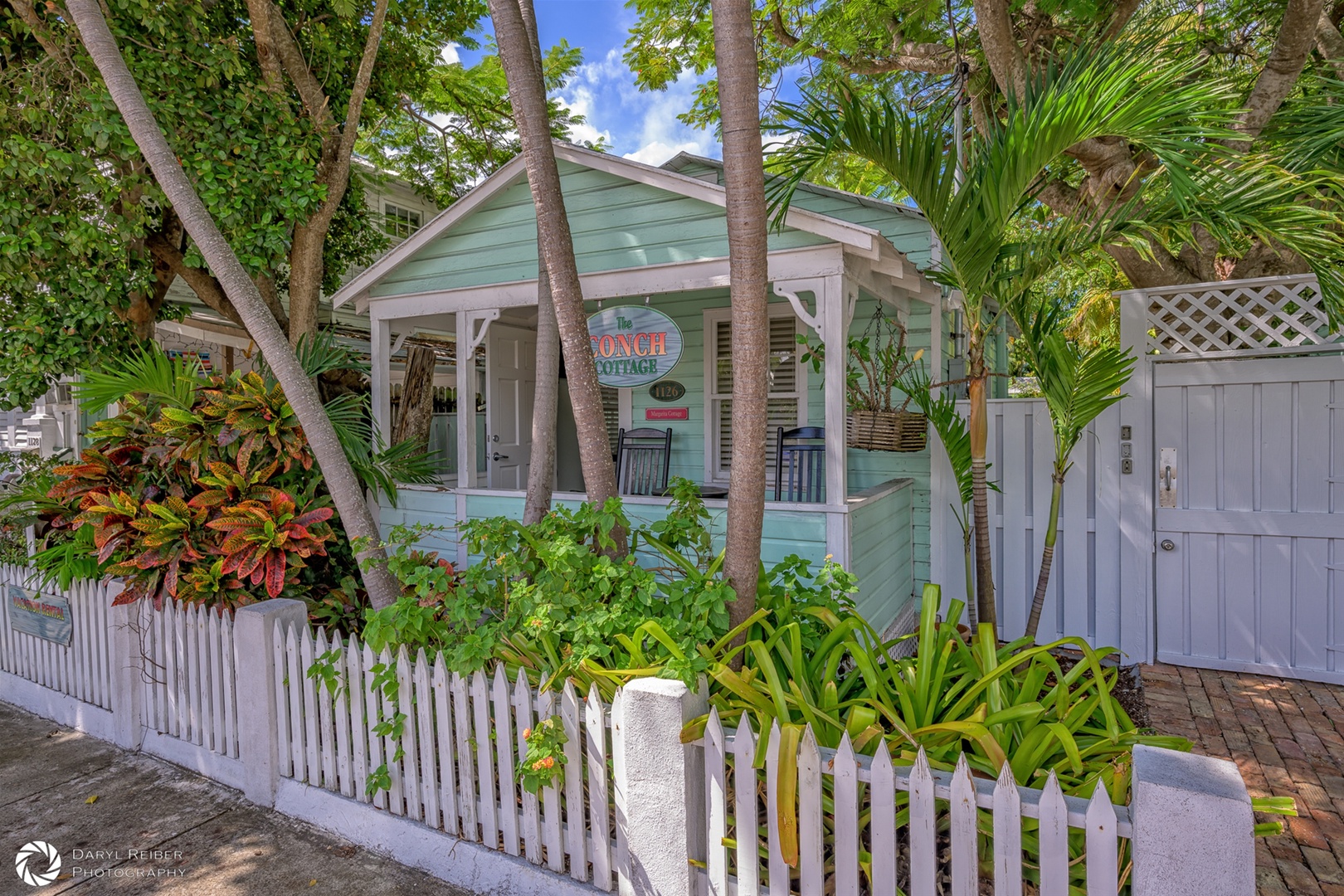 Conch Cottages view from Street