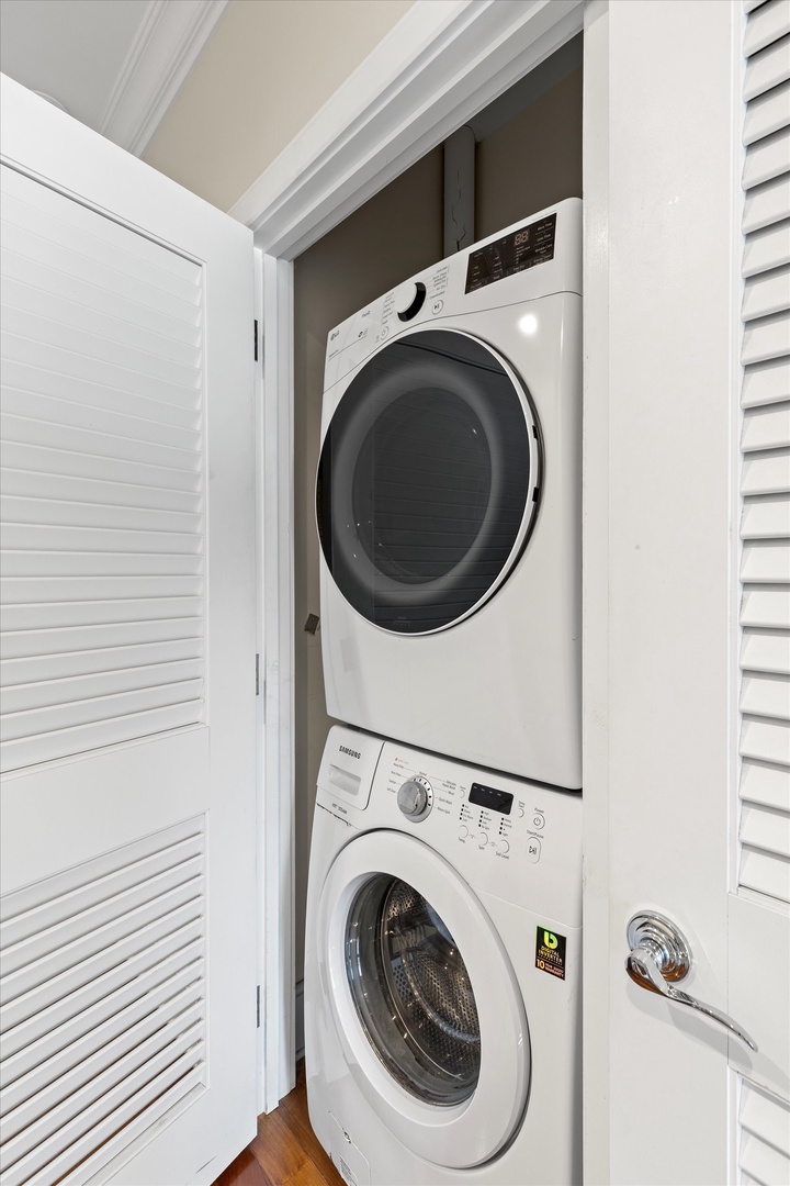Washer and dryer