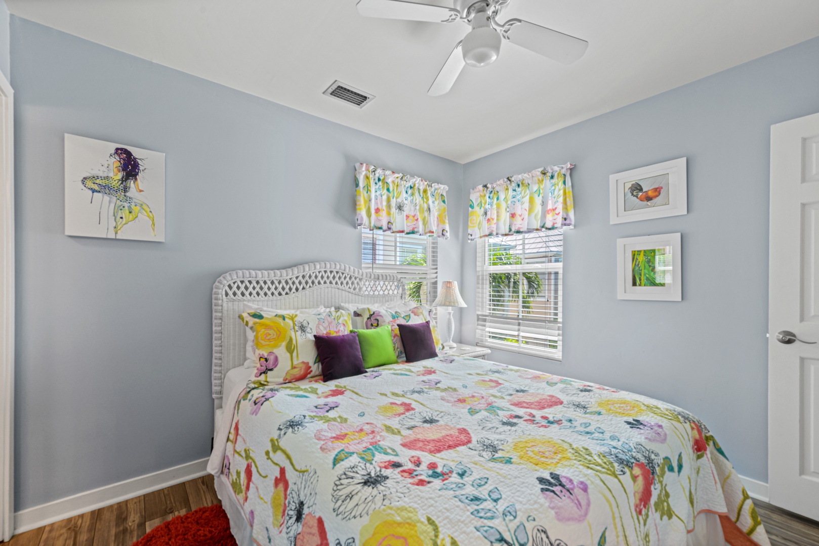 Paradise Place #5 @ Duval Square 2nd Bedroom with Corner Windows