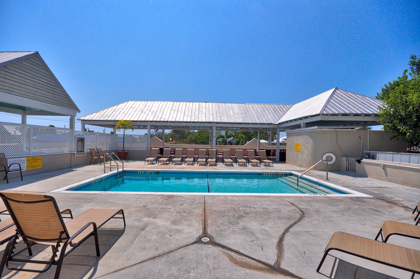 Community Pool and Pavilion Duval Square Retreat Key West