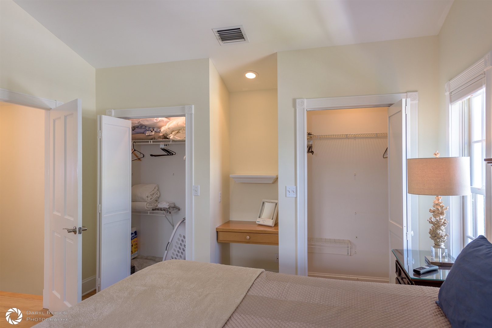 1st Bedroom with 2 closets