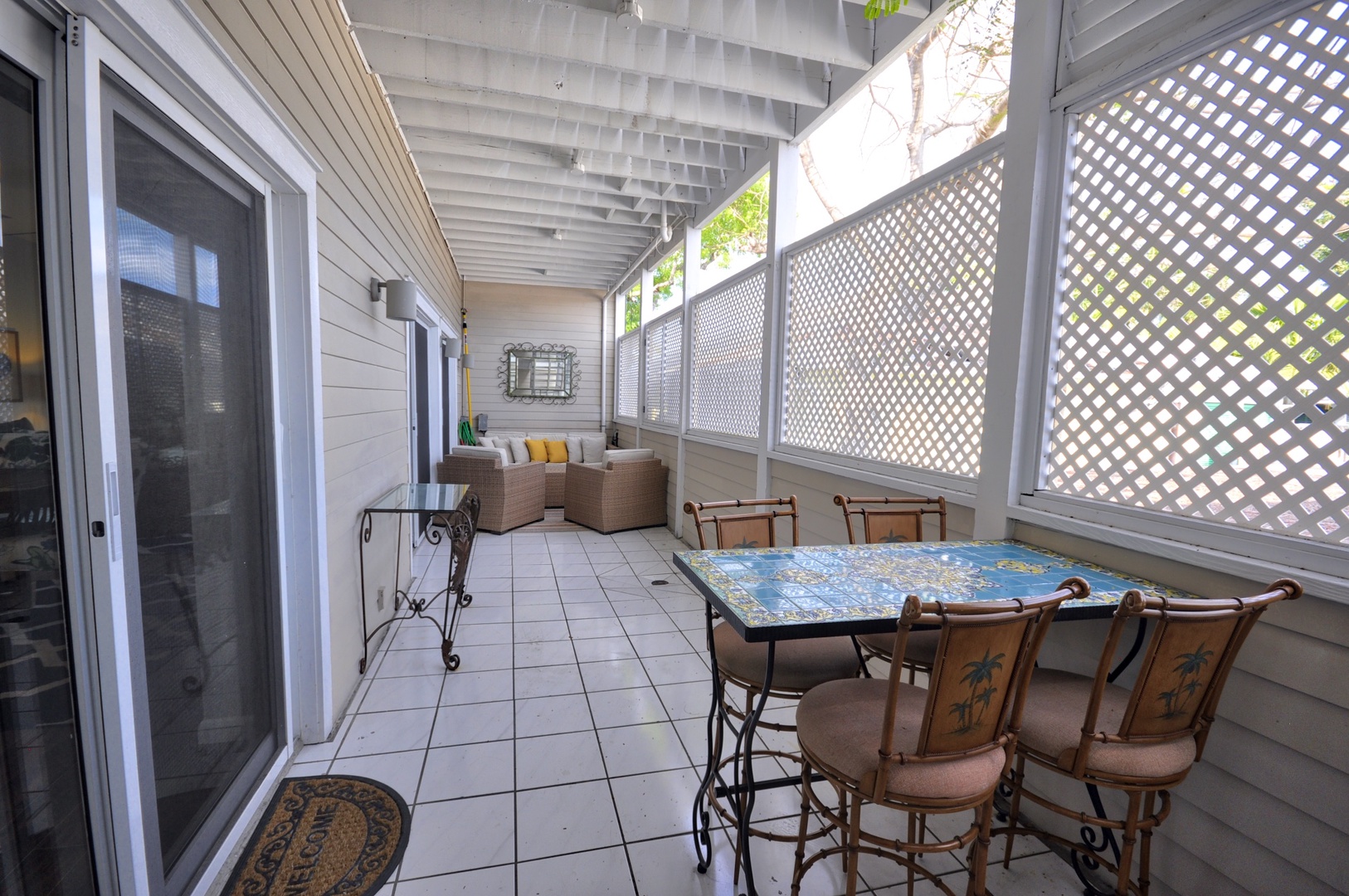 Private Patio Duval Square Penthouse