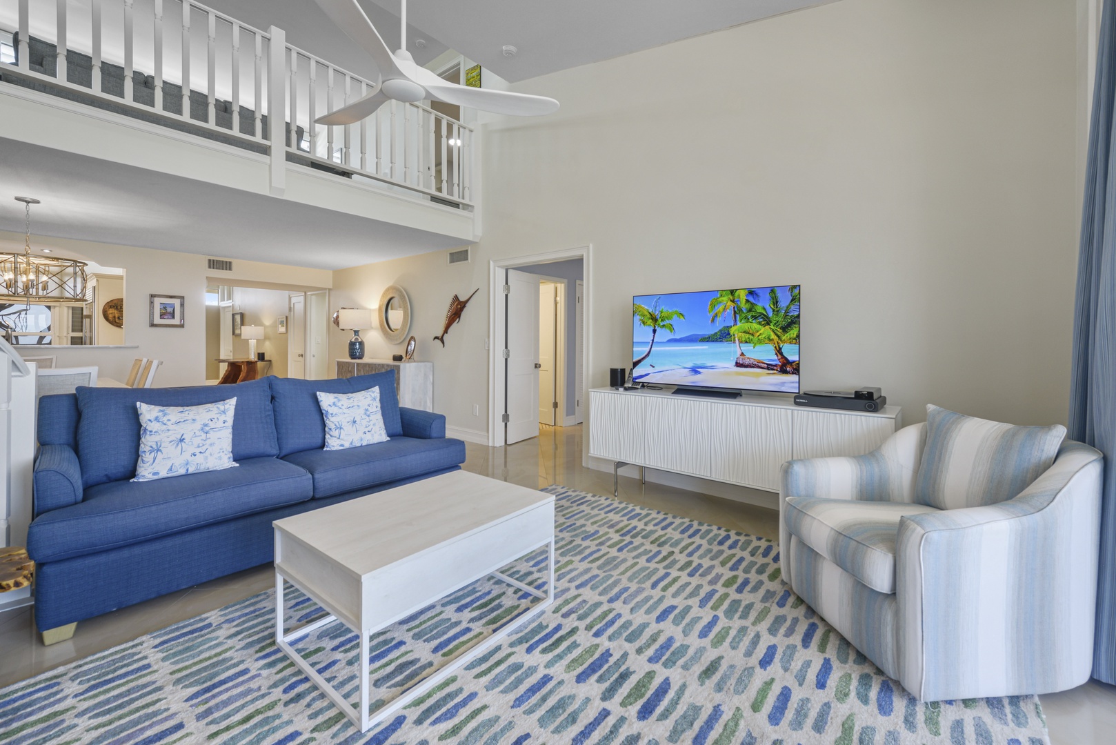Key West Beach Club Paradise Penthouse #401 Living Area