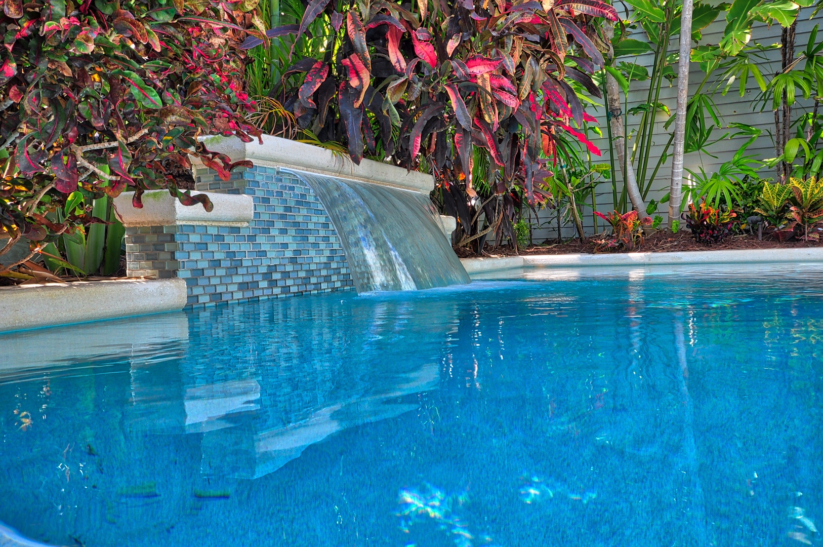 Private Pool with Waterfall