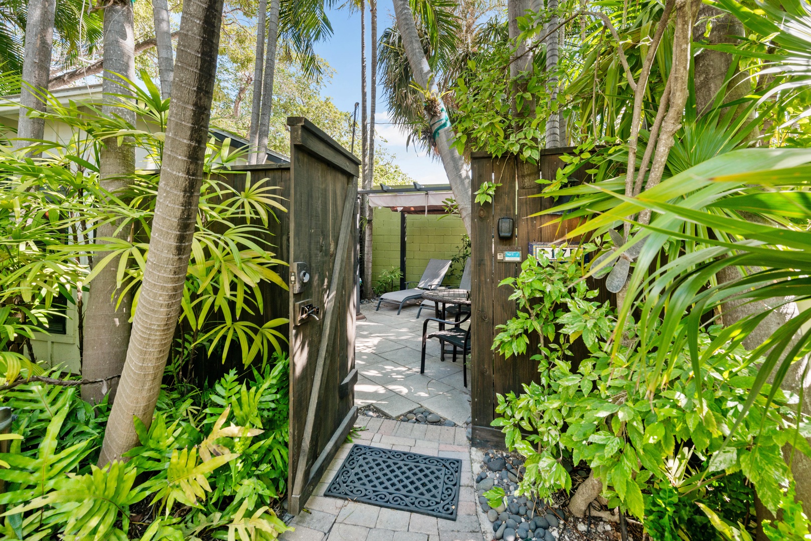 Entrance to Private Patio of Bali Hideaway