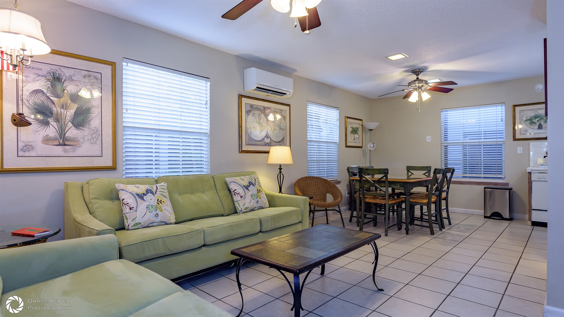 Living Room with view of Dining Area