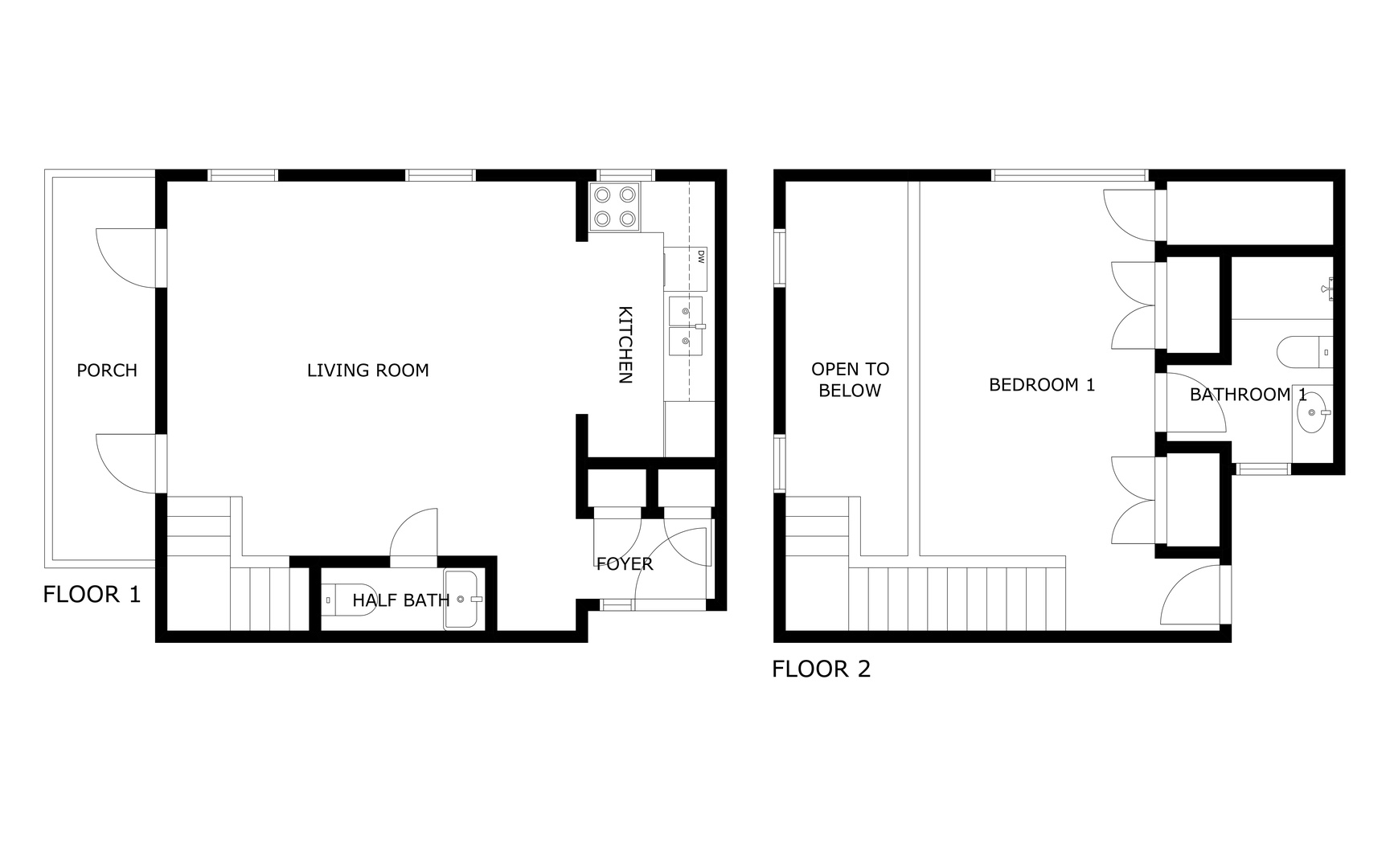 La Casa Cubana Floor Plan