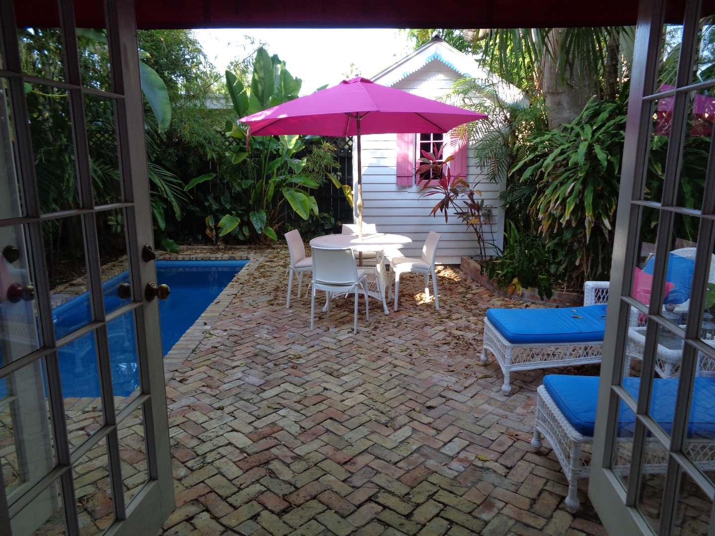 Private Patio and Pool