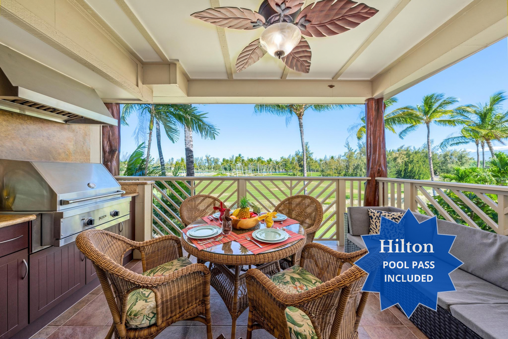 M23 Waikoloa Beach Villas.  Includes Hilton Waikoloa Pool Pass for 2026