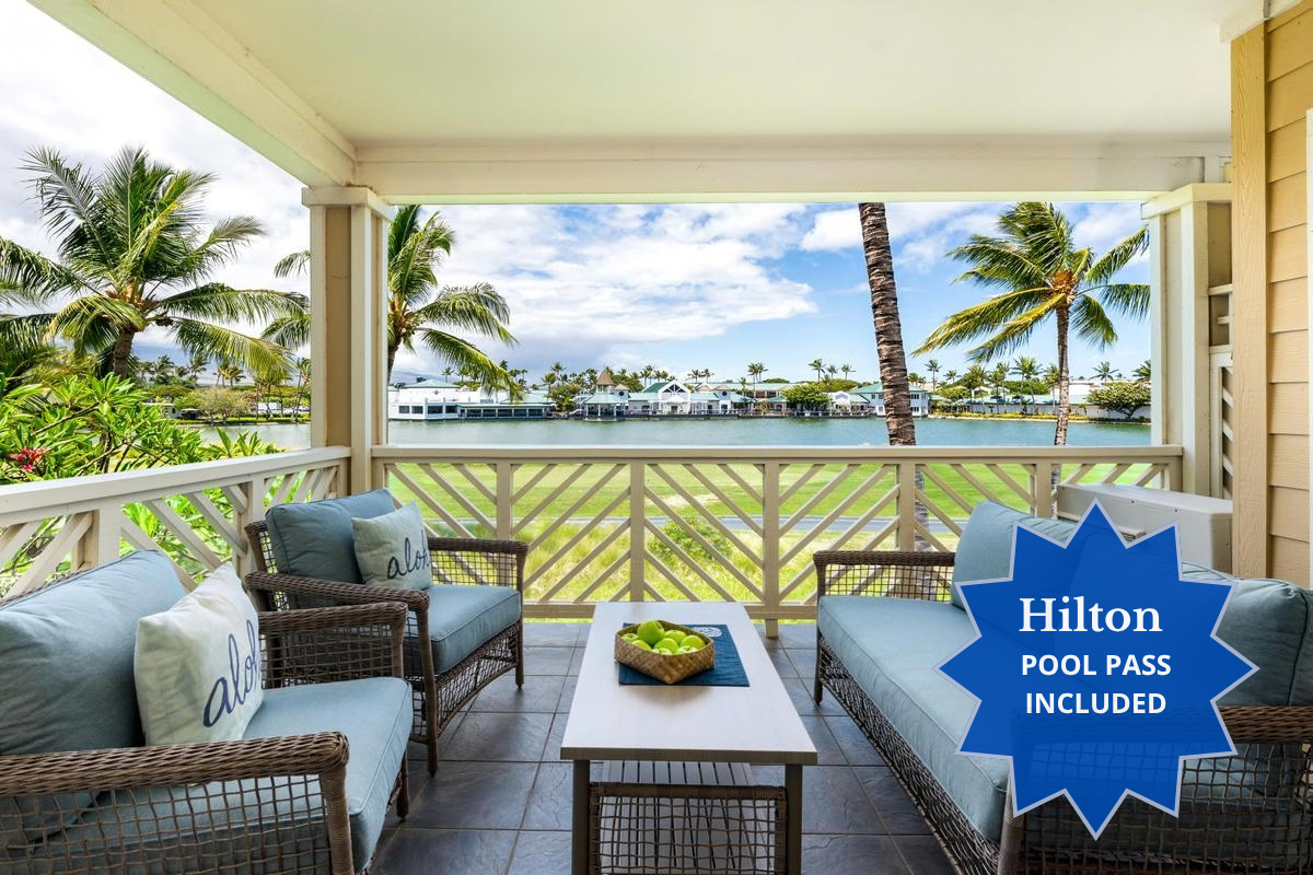 N22 Fairway Villas at Waikoloa.  Includes Hilton Waikoloa Pool Pass for 2026