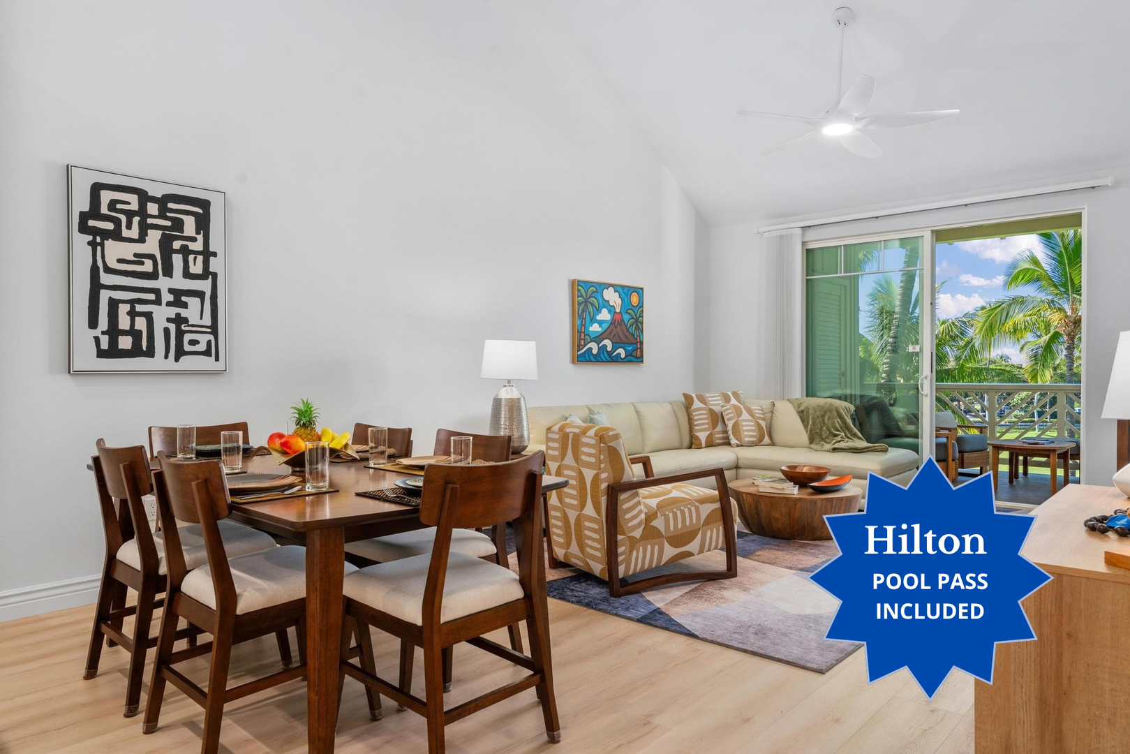 J33 Fairway Villas at Waikoloa Beach Resort.  Hilton Waikoloa Pool Pass  and Golf Discounts for 2026
