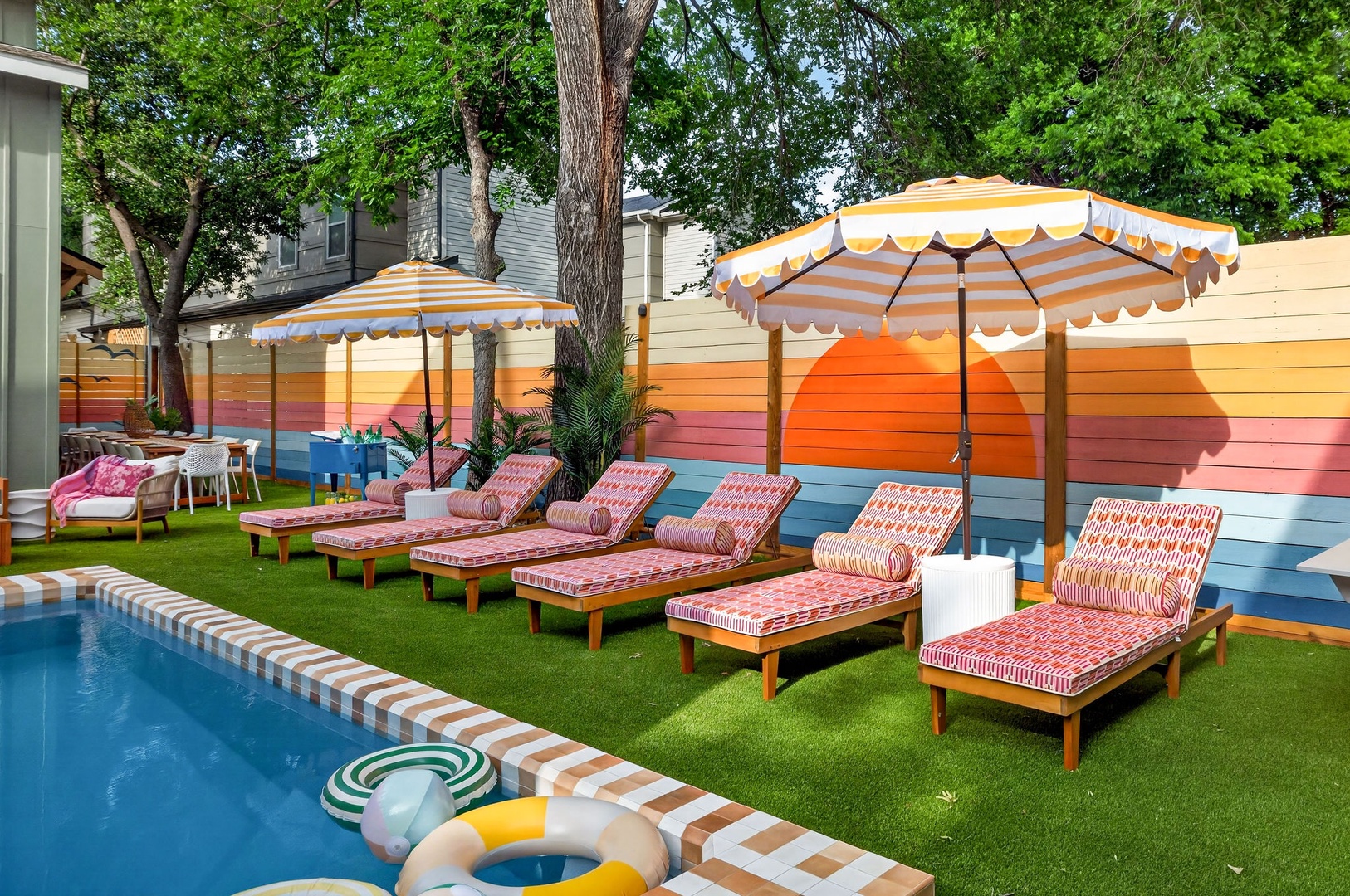 Colorful & Vibrant Designer Oasis | Pool | Hot Tub