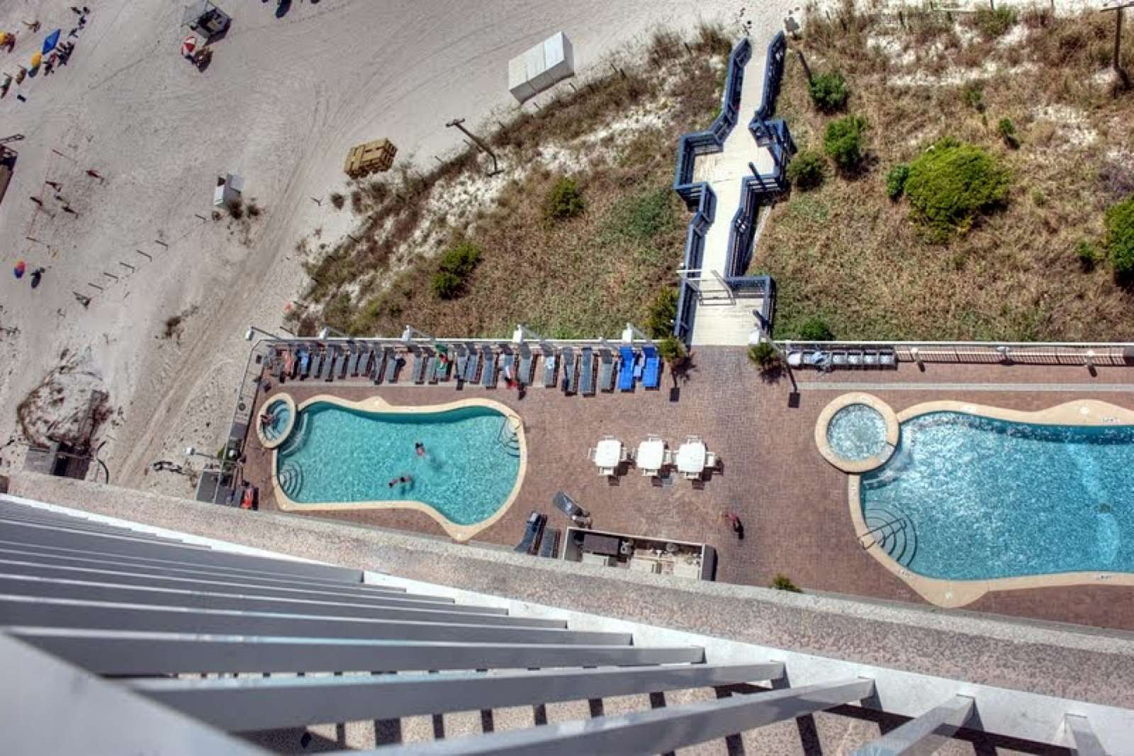 Aerial Pool View
