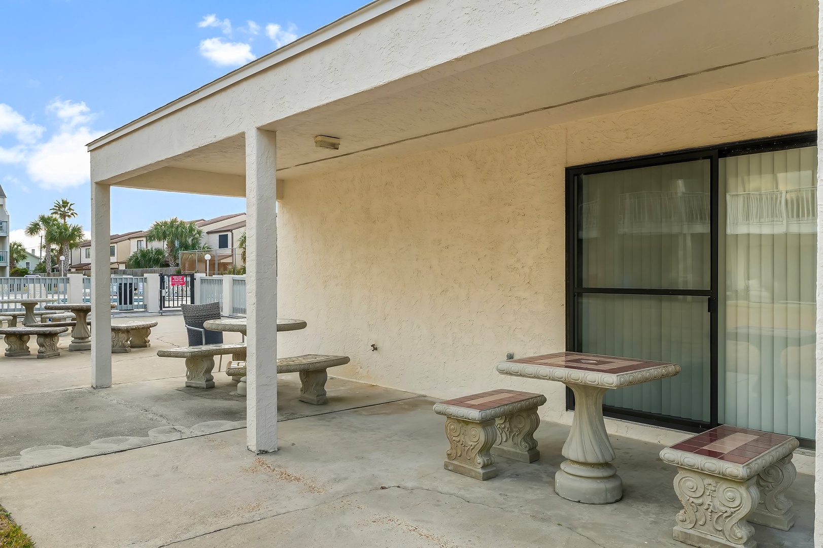 Outdoor seating