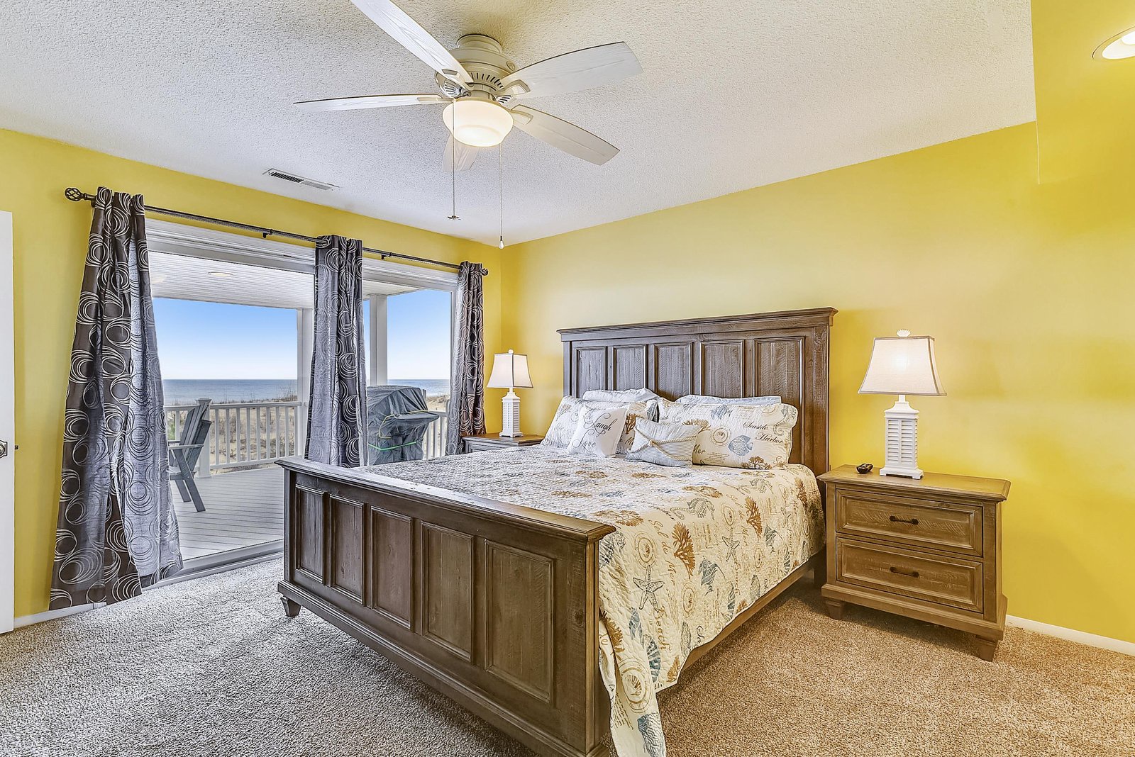 Wake up to stunning ocean views from your comfortable bed, then step onto your private balcony to feel the sea breeze and watch the waves roll in.