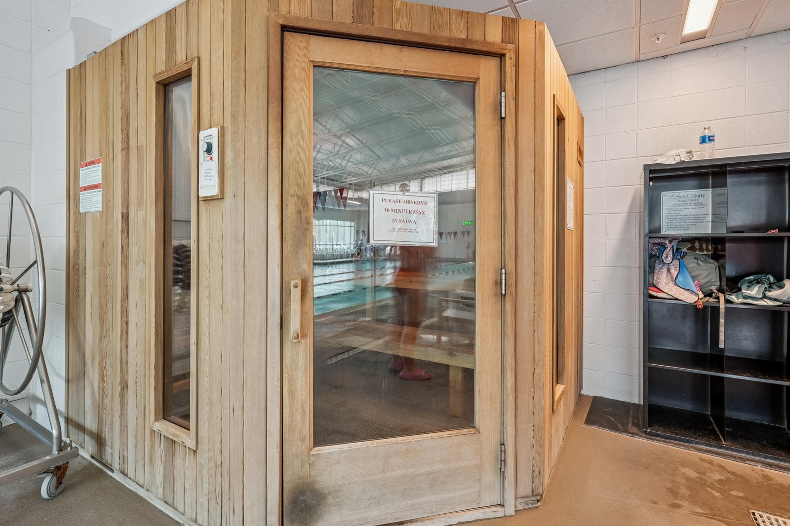 Unwind in your private sauna, a perfect retreat after a long day. Step inside this warm, wood-lined sanctuary for soothing relaxation anytime.