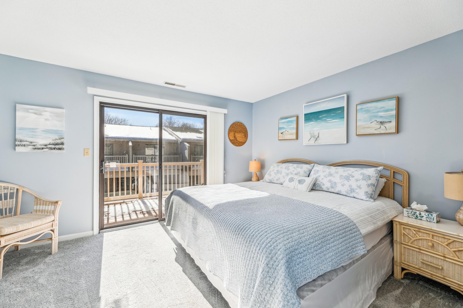 Wake up to soft coastal blues and step right onto your private balcony. Fresh morning air and peaceful surroundings set the perfect tone for your getaway.