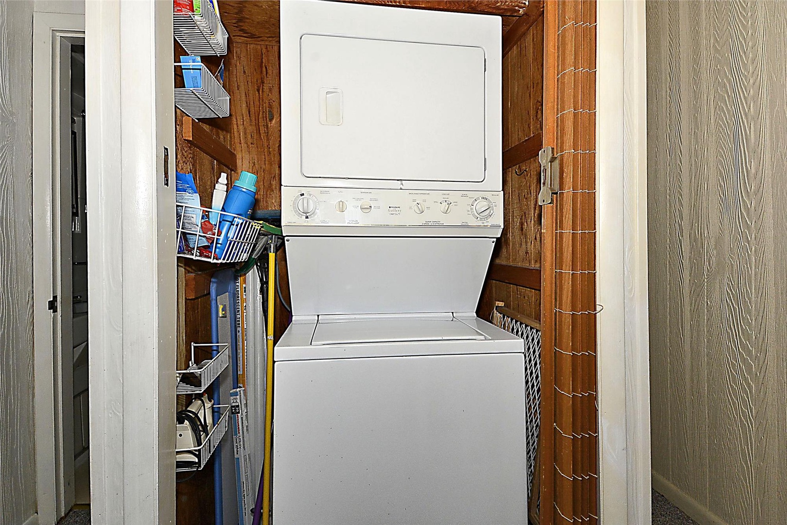 Washer and dryer.