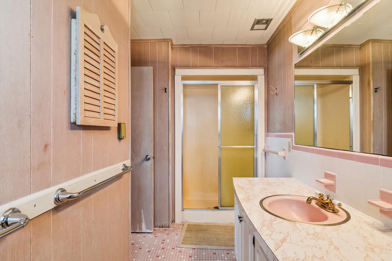 Your private bathroom features a roomy shower and plenty of counter space for your morning routine and evening wind-down.