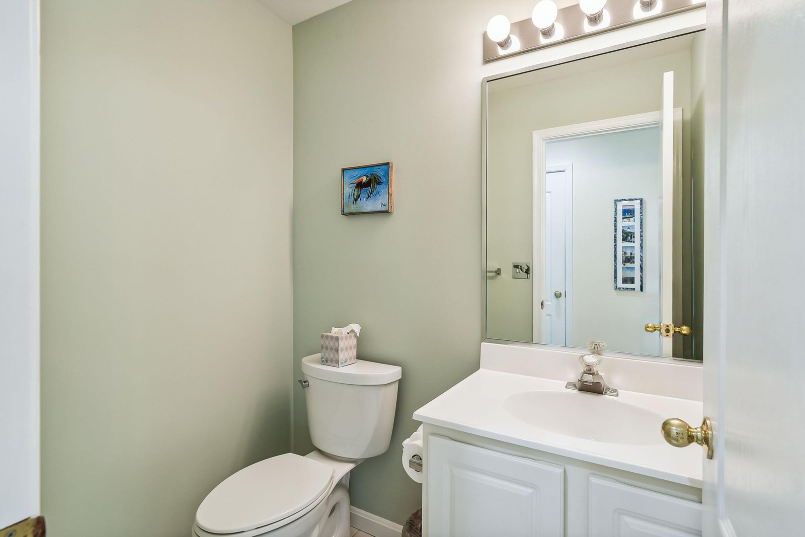 Freshen up in your bright, spotless bathroom with a roomy vanity and soft lighting that makes every morning easier.