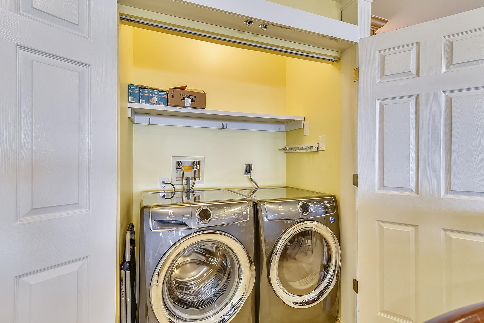 Keep your wardrobe fresh with your own in-unit washer and dryer, tucked neatly away yet always ready when you need them.