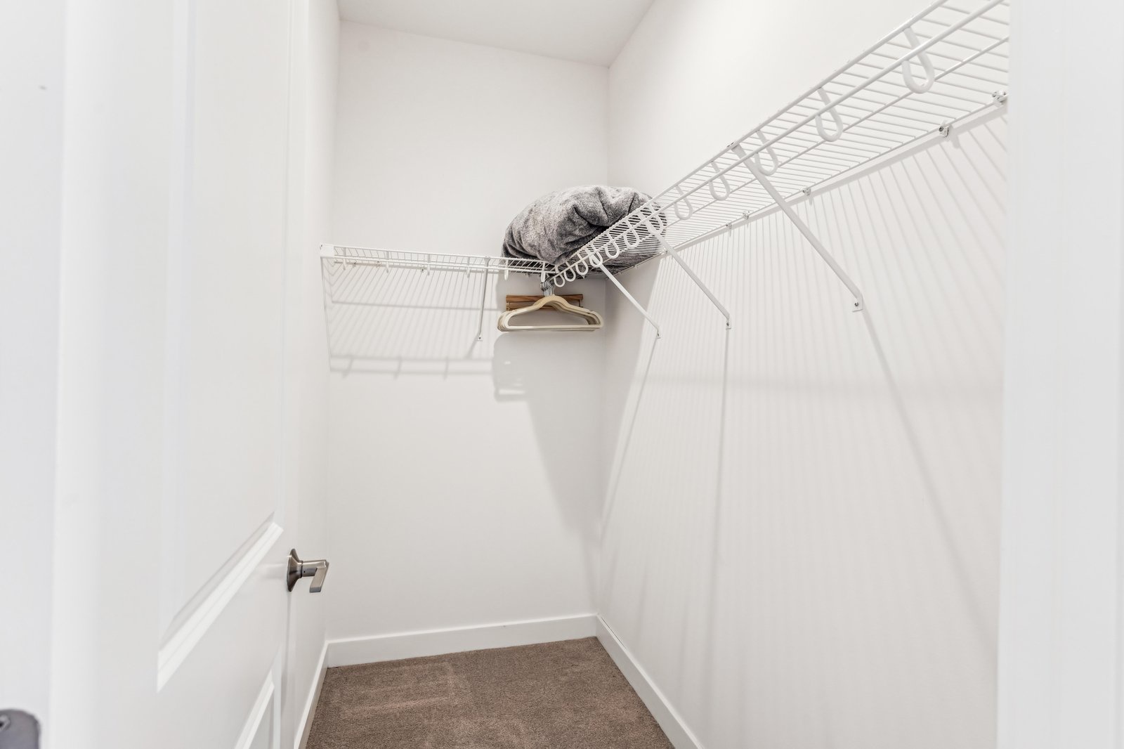 Your own walk-in closet keeps everything organized and within reach, so you can settle right in and feel at home.