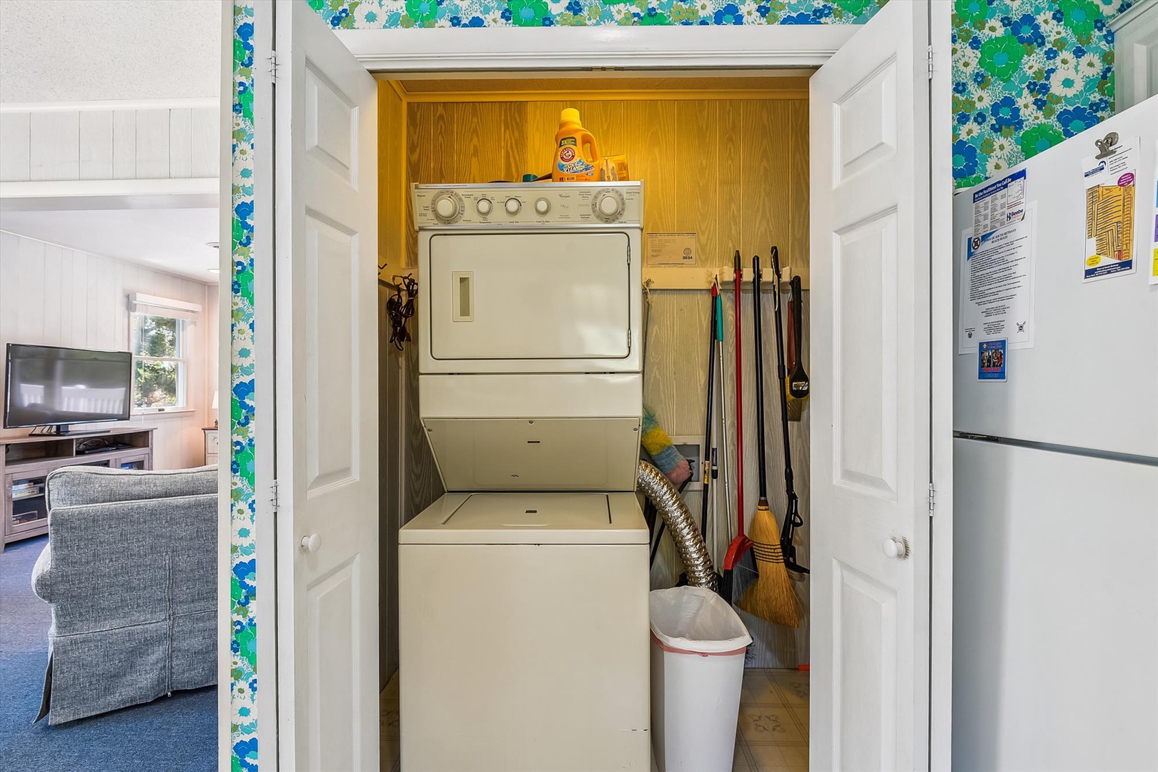 Conveniently located in-unit laundry means fresh towels and clothes whenever you need them during your stay.