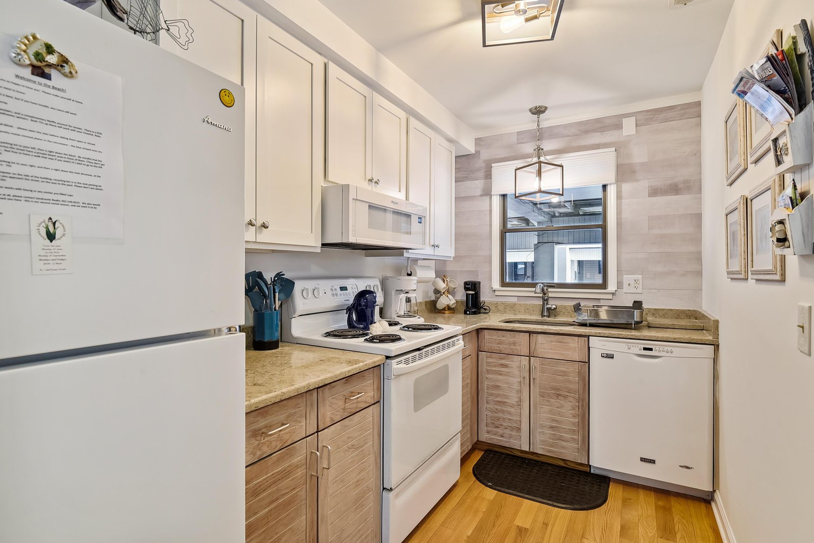Your fully equipped kitchen awaits with everything you need to whip up a meal or enjoy morning coffee. Modern appliances and ample counter space make meal prep a breeze.
